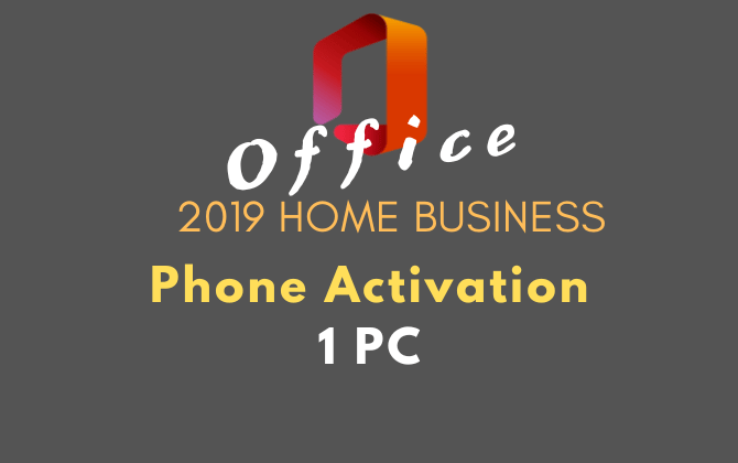 Office 2019 Home Business For Win - Phone activation